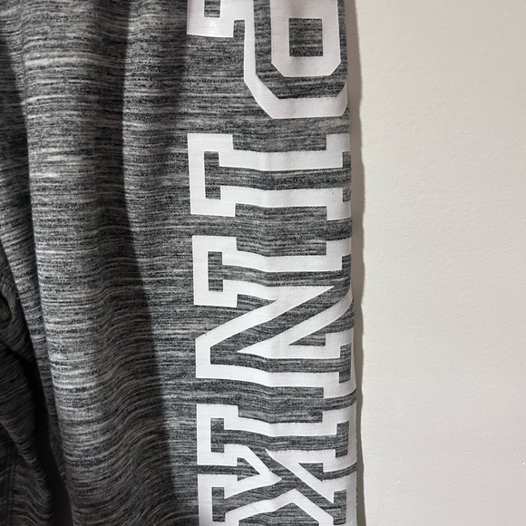 PINK Victoria's Secret Gray and White Hoodie Set - Picture 11 of 16